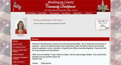 Desktop Screenshot of commdev.muskingumcounty.org