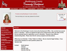 Tablet Screenshot of commdev.muskingumcounty.org